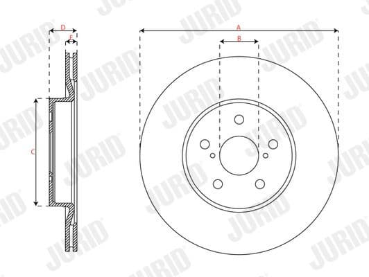 Brake Disc COAT+ 563745JC - image 2