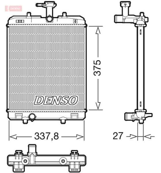 Radiator, engine cooling DRM50134