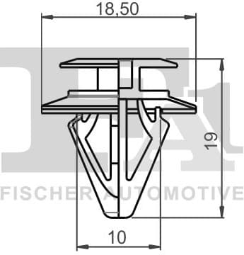 Clip, trim/protection strip 78-40007.5 - image 2
