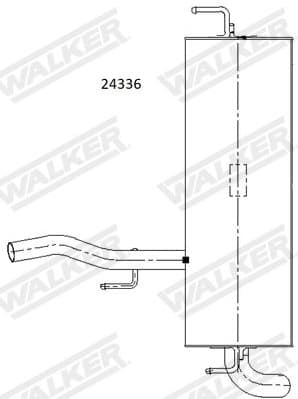 Rear Muffler 24336 - image 2