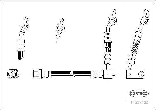 Brake Hose 19033103