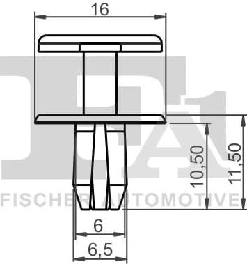 Clip, trim/protection strip 12-20006.5 - image 2