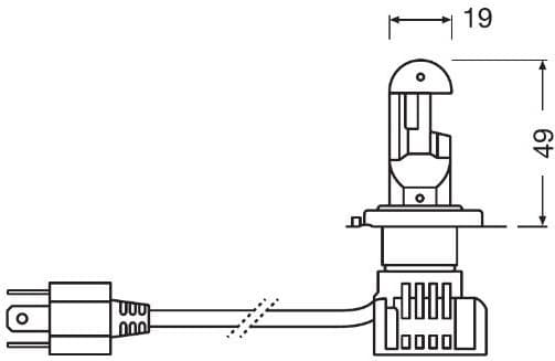 OSRAM Bulbs H4-LEDriving NIGHT BREAKER 2vnt - 64193DWNB - image 3