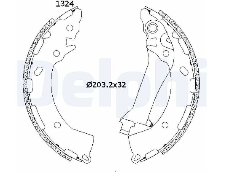 Brake Shoe Set LS2200