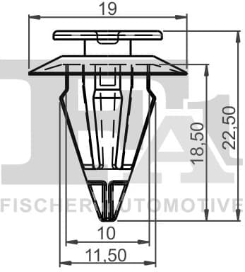 Clip, trim/protection strip 14-40017.25 - image 2