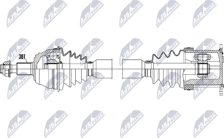 Drive Shaft NPW-VW-203