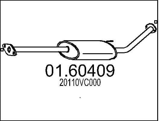 Rear Muffler 01.60409