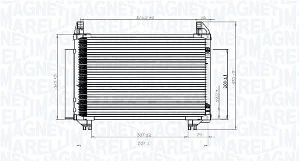 Condenser, air conditioning 350203741000