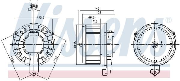 Interior Blower 87670