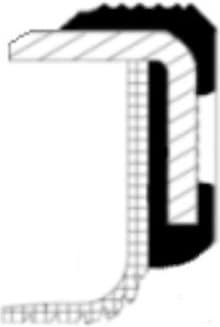 Shaft Seal, camshaft 19036653B - image 2