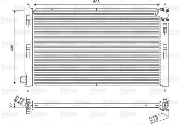 Radiator, engine cooling 701577 - image 2