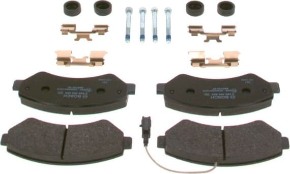Brake Pad Set, disc brake 0986494589 - image 3
