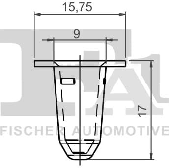 Clip, trim/protection strip 11-60035.25 - image 2