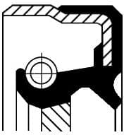 Shaft Seal, crankshaft 01029678B - image 5