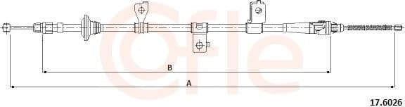 Cable Pull, parking brake 92.17.6026