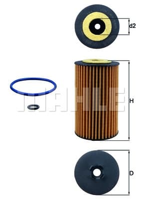 Filter oil OX1058D