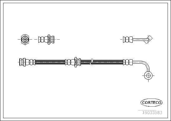 Brake Hose 19033583