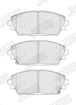Brake Pad Set, disc brake 574108J - image 2
