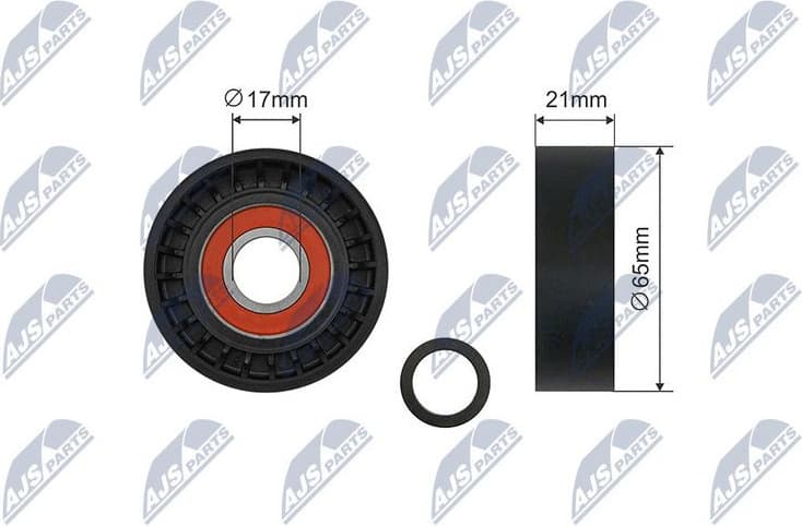Tensioner Pulley, V-ribbed belt RNK-BM-053