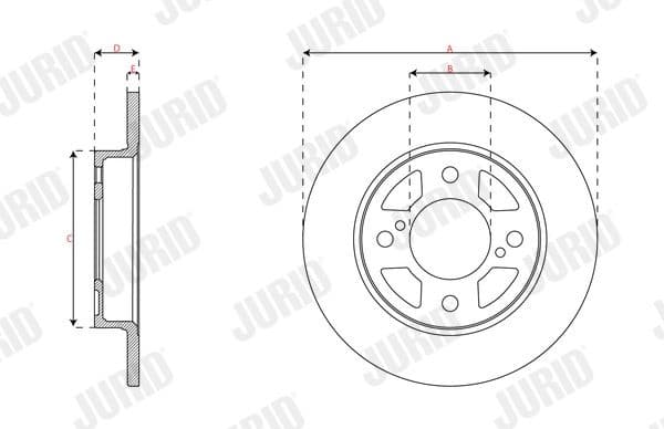 Brake Disc COAT+ 563584JC - image 2