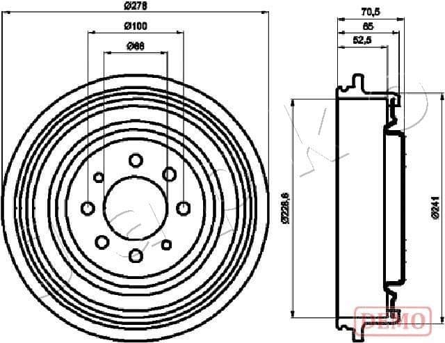 Brake Drum 560703C