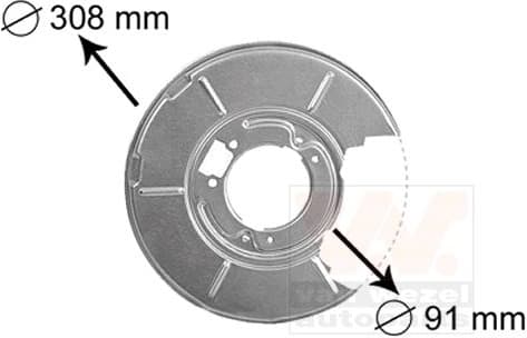 Brake protection plate 0060877