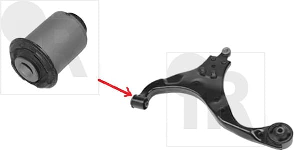 Silentblock front axle 87-08821 - image 2