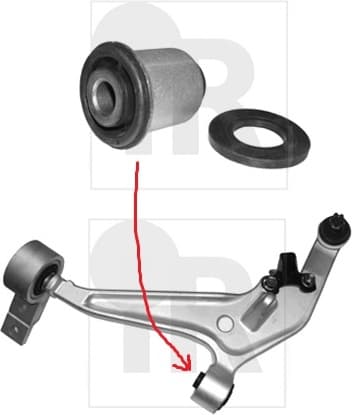 Silentblock front axle 87-08529