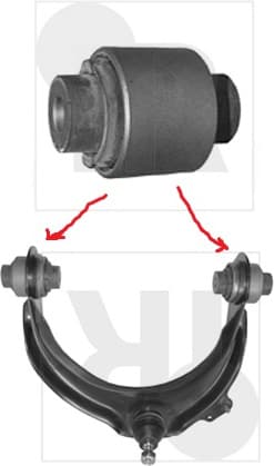 Silentblock front axle 87-08731