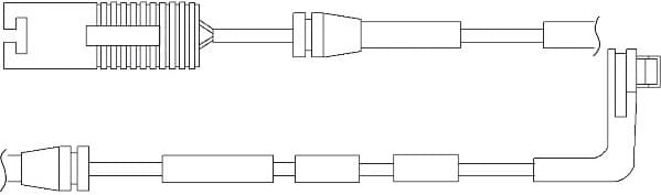 Brake pad wear indicator WS0259A