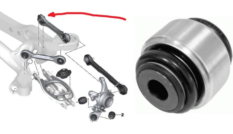 Silentblock rear axle 271447