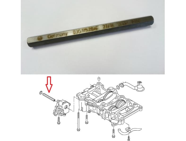 Shaft oil pump drive 03G115281F