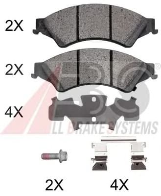 Brake Pad Set, disc brake 37973