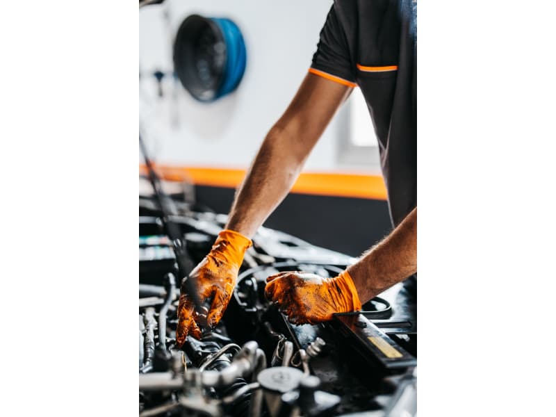 Darbinės nitrilinės pirštinės GRIPPAZ 50vnt Dydis L - GLV-GRP-O-L - image 4