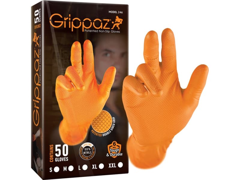Darbinės nitrilinės pirštinės GRIPPAZ 50vnt Dydis XXL - Autoera - image 3