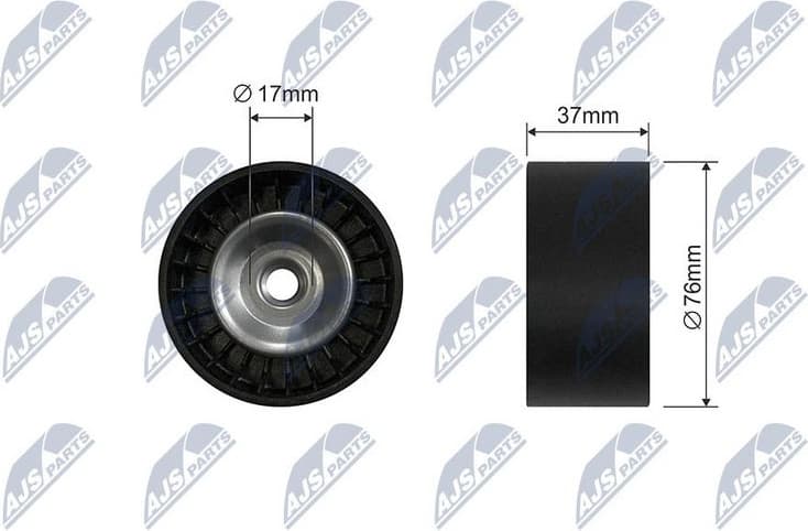 Tensioner Pulley, V-ribbed belt RNK-HD-024