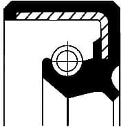 Shaft Seal, power steering pump 19035253B - image 2