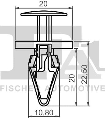 Clip, trim/protection strip 12-20007.5 - image 2