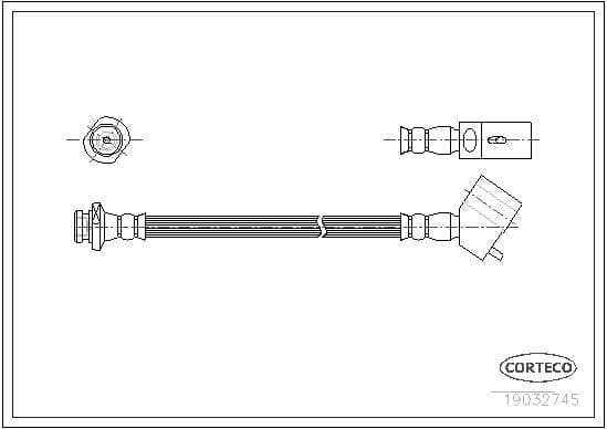 Brake Hose 19032745 - image 2