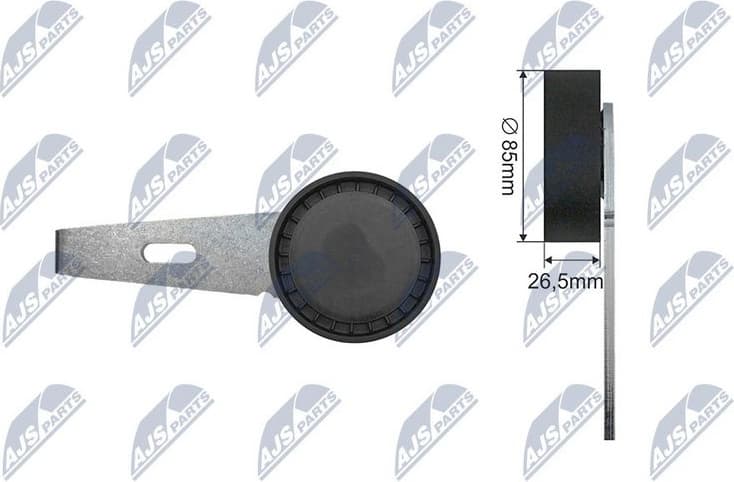 Tensioner Pulley, V-ribbed belt RNK-FT-022