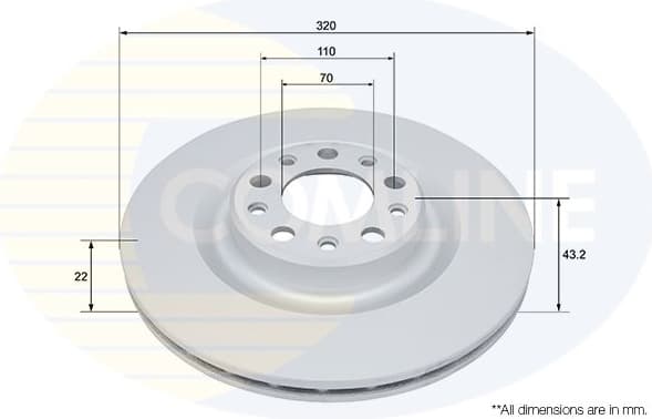 Brake Disc COATED ADC4059V
