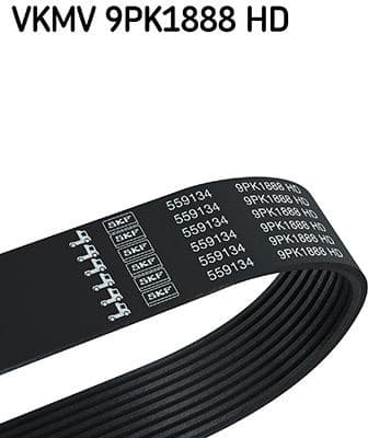 V-ribbed Belt VKMV9PK1888HD