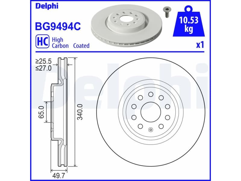 Brake Disc BG9494C