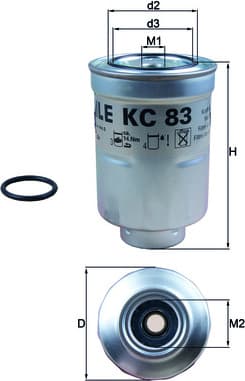 Filter diesel fuel KC83D