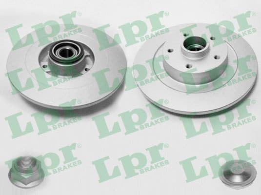 Brake disc with bearing R1032PCA