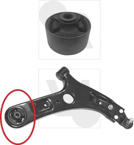 Silentblock front axle 87-08865