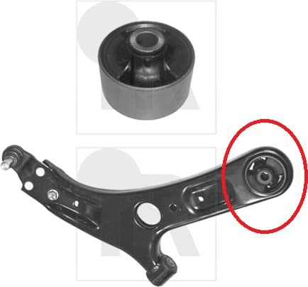 Silentblock front axle 87-06789