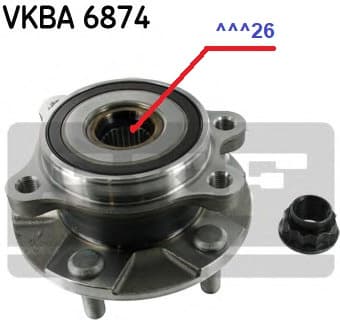 Bearing wheel VKBA6874