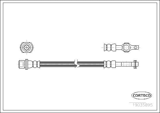 Brake Hose 19035895 - image 2