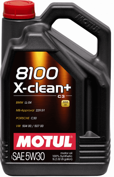 Alyva variklinė MOTUL 8100 X-CLEAN+ 5W30 5L - 106377